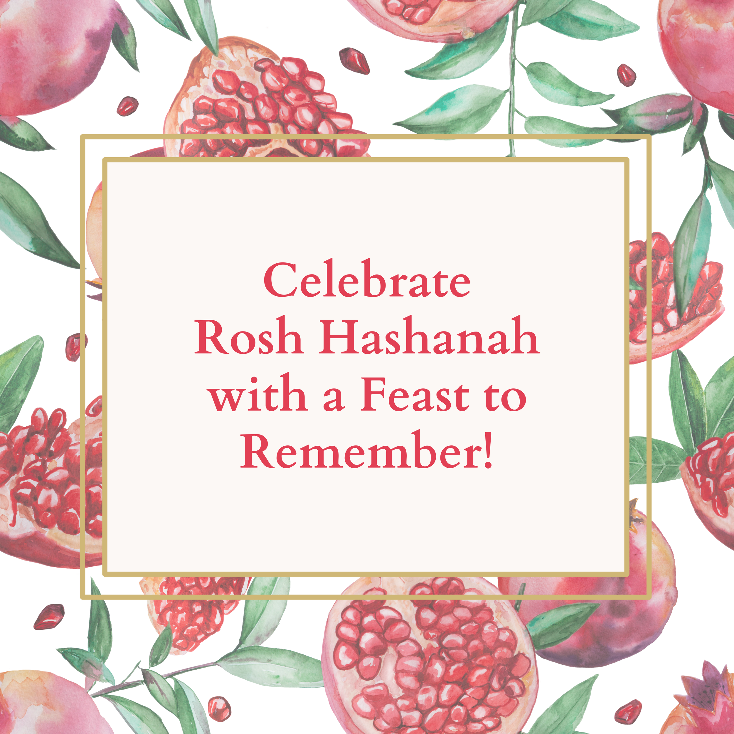 Rosh Hashanah Order Form is LIVE!